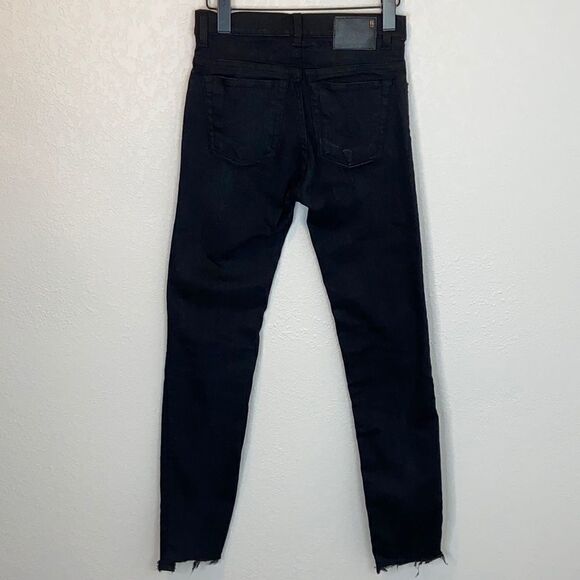 R13 Alison Skinny Stratford Black Size 25 - Picture 7 of 17